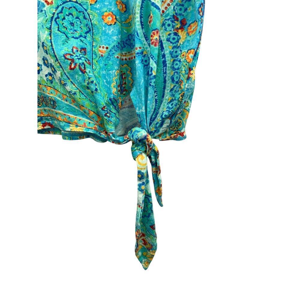 Women's Ralph Lauren Colorful Pattern Shirt, 100% Cotton - Size 1X - Picture 4 of 9